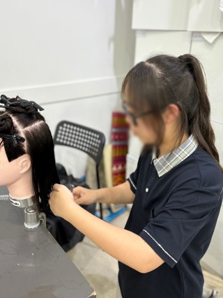 헤어학과 김물결 수강생